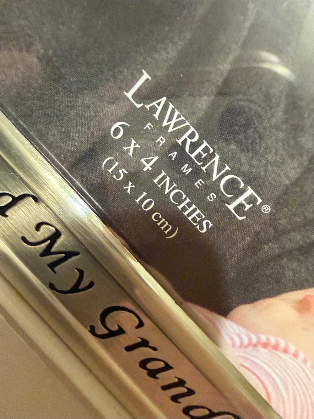 Silver Photo Frame - 'Me and My Grandpa' Accent